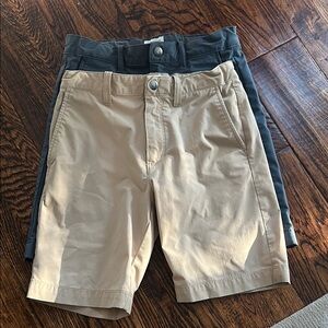 Crewcuts LOT OF 2 Tan and gray  Performance Shorts